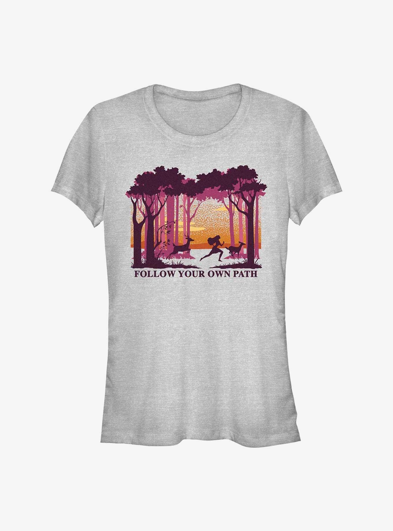 Disney Pocahontas Deer Forest Run Girls T-Shirt