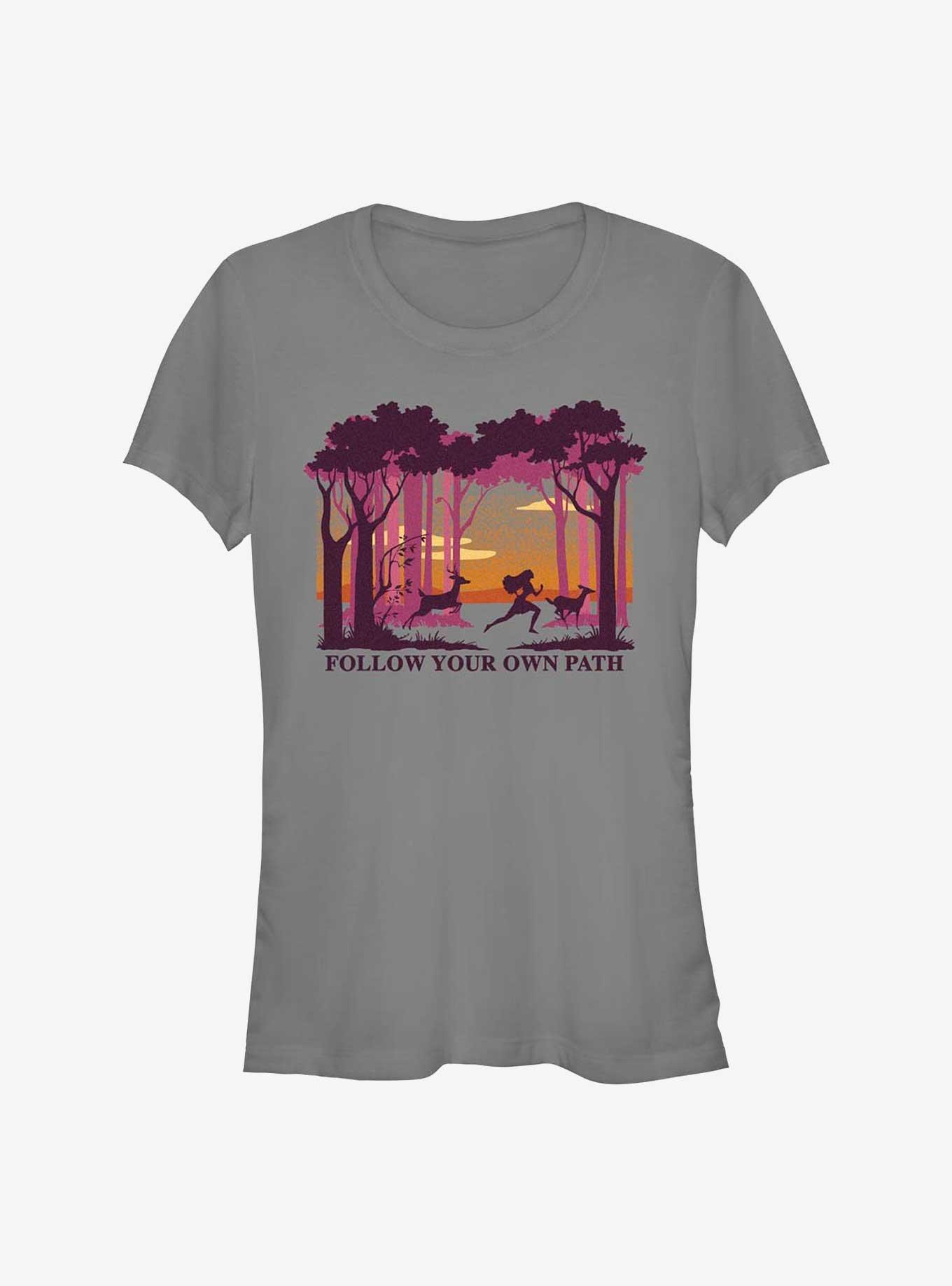 Disney Pocahontas Deer Forest Run Girls T-Shirt