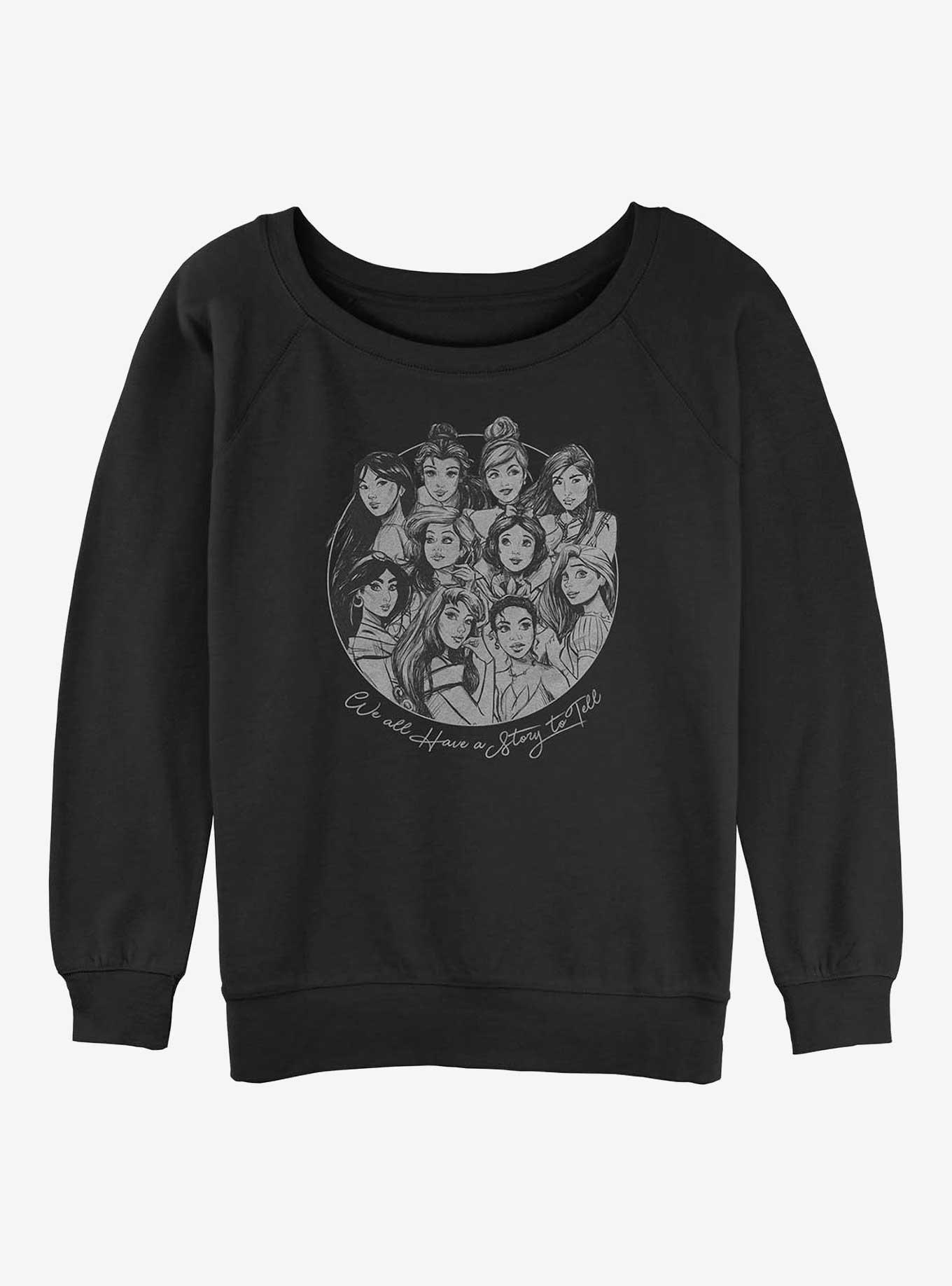 Disney Mulan We All Have A Story Girls Slouchy Sweatshirt, , hi-res