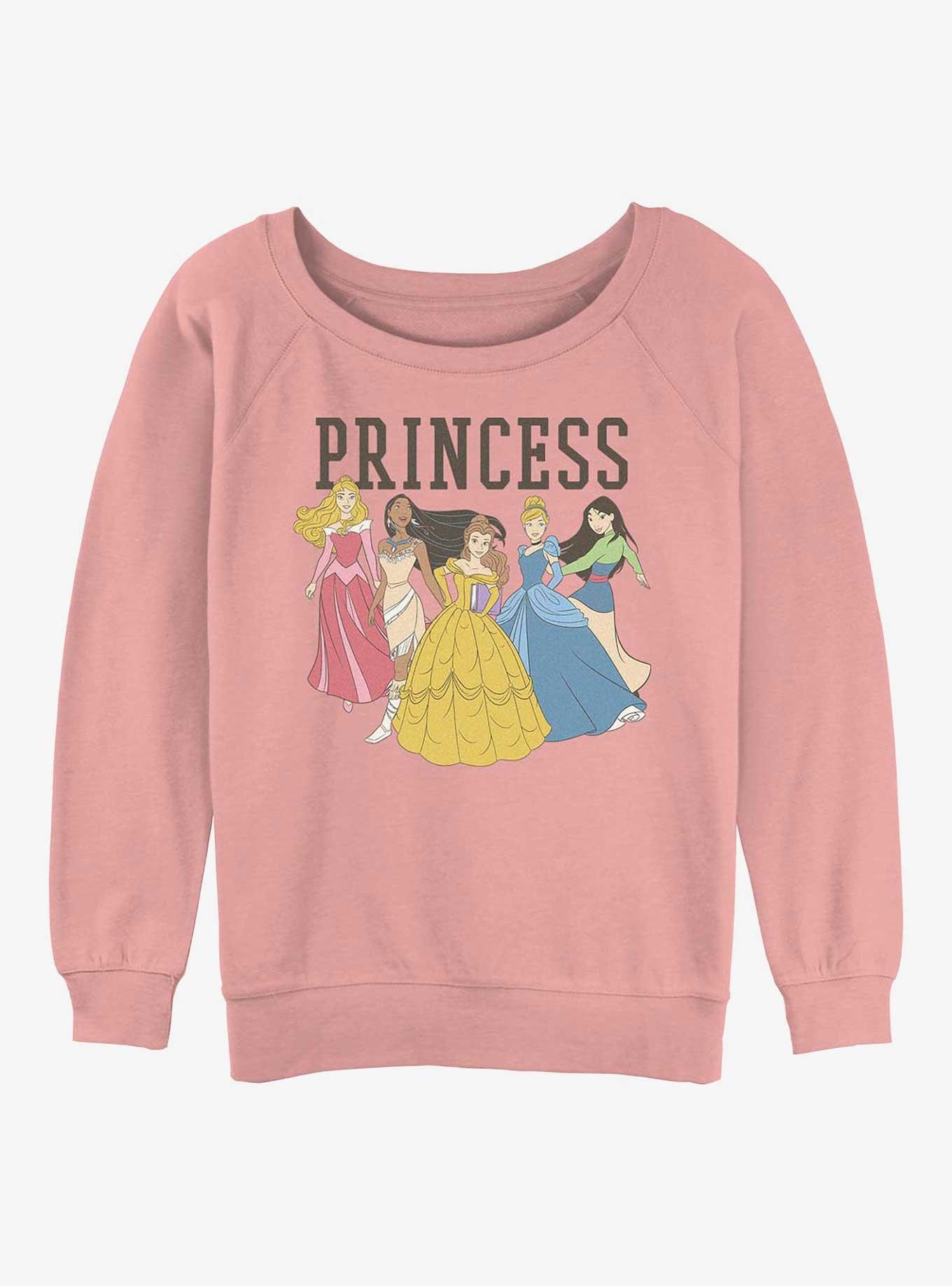 Disney Sleeping Beauty Princess Lineup Girls Slouchy Sweatshirt, , hi-res