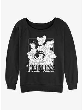 Disney Aladdin Grungey Princess Girls Slouchy Sweatshirt, , hi-res
