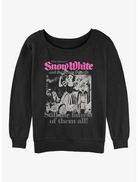 Disney Snow White and the Seven Dwarfs Still The Fairest Girls Slouchy Sweatshirt, , hi-res