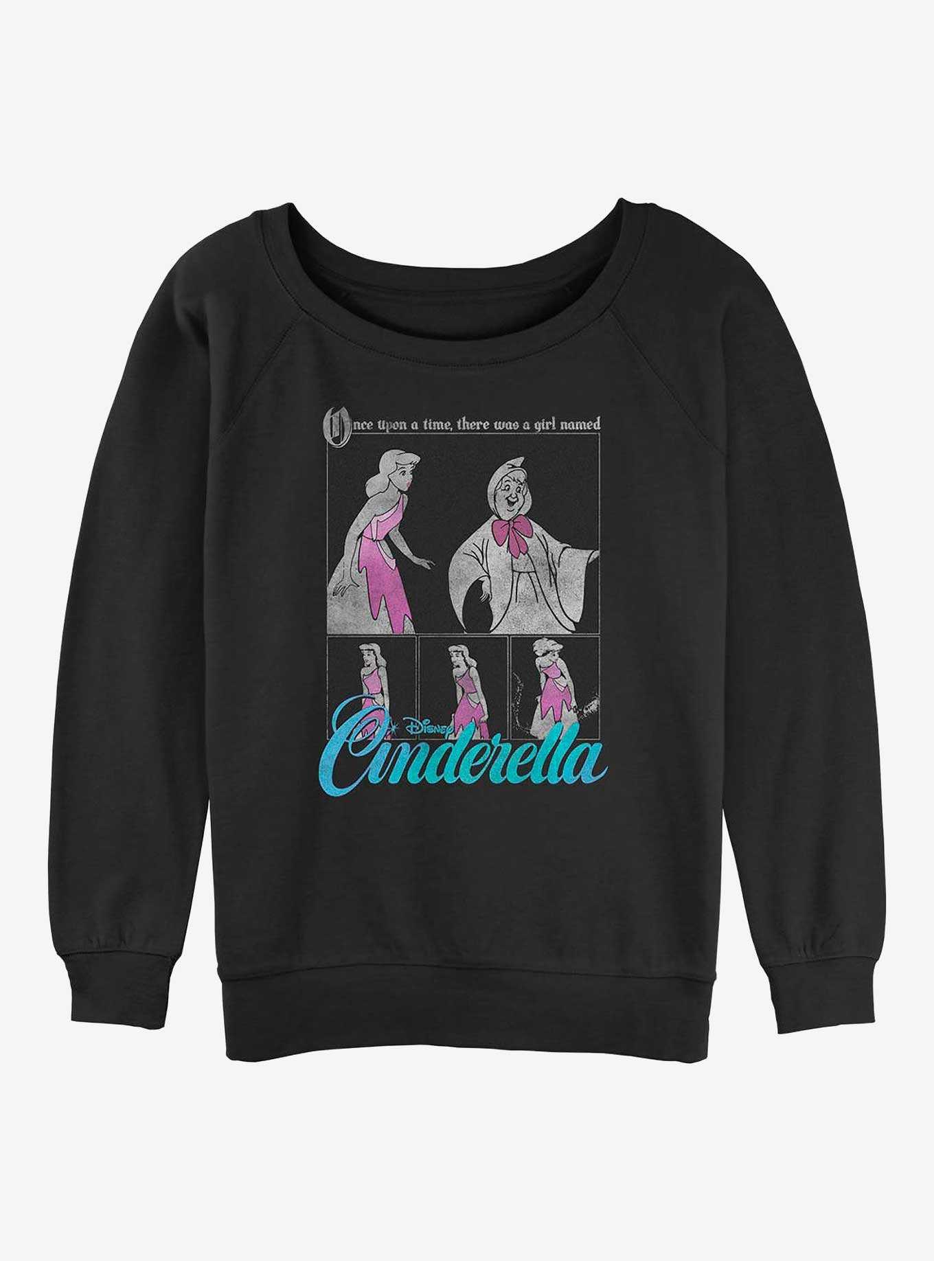 Disney Cinderella Fairy Godmother Magic Girls Slouchy Sweatshirt, , hi-res