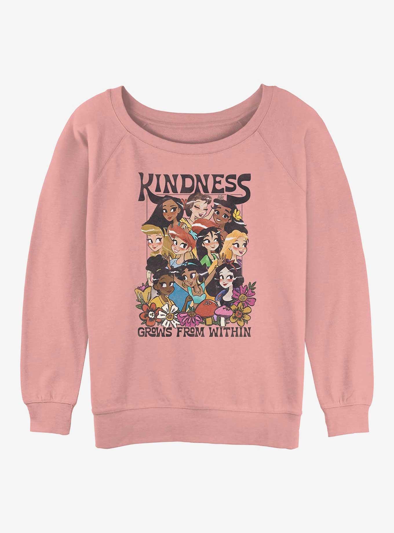 Disney Pocahontas Kindness Grows From Within Girls Slouchy Sweatshirt