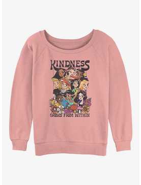 Disney Pocahontas Kindness Grows From Within Girls Slouchy Sweatshirt, , hi-res