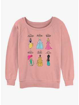 Disney Snow White and the Seven Dwarfs Princess Grid Girls Slouchy Sweatshirt, , hi-res