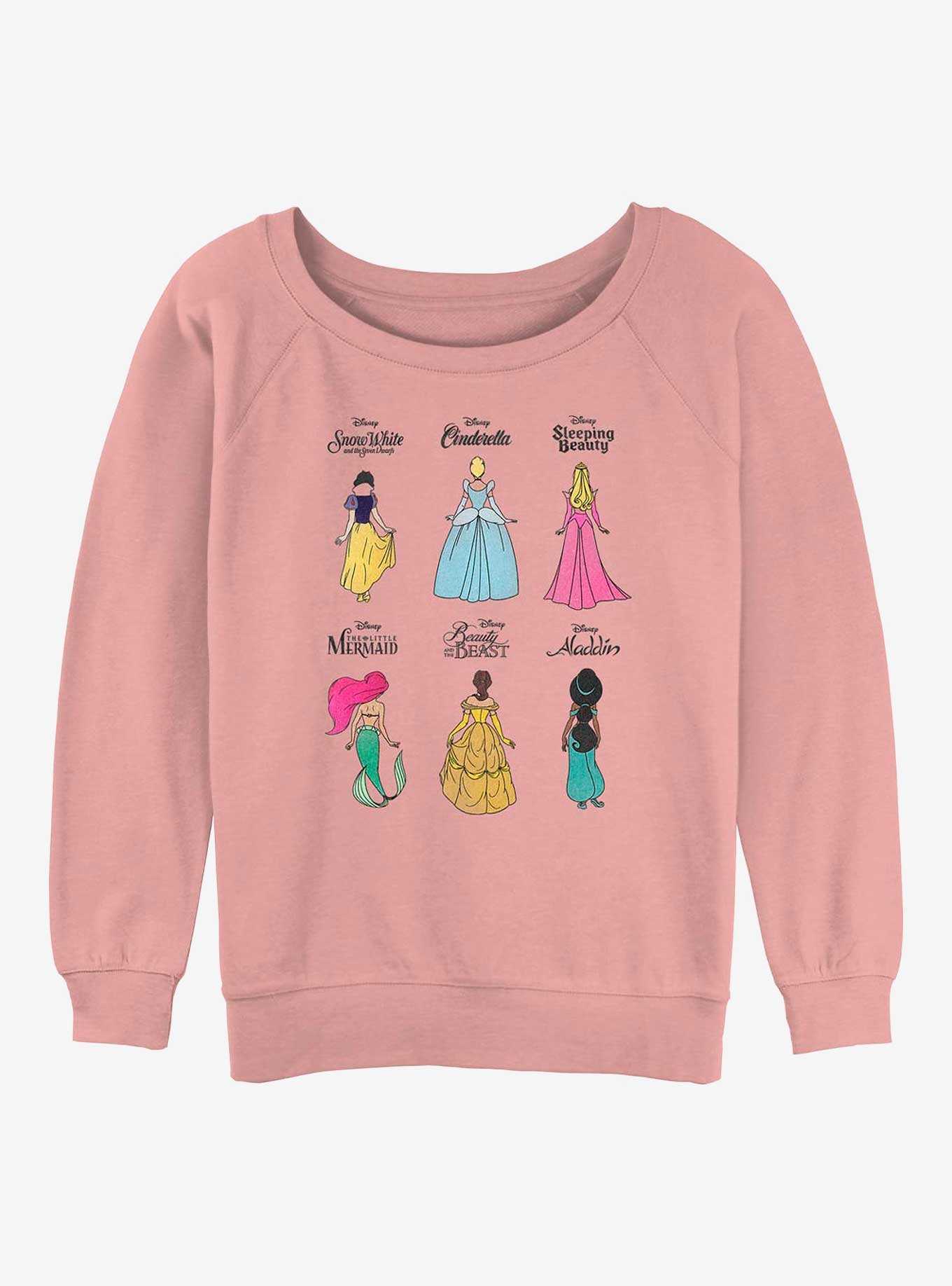 Disney Snow White and the Seven Dwarfs Princess Grid Girls Slouchy Sweatshirt, , hi-res