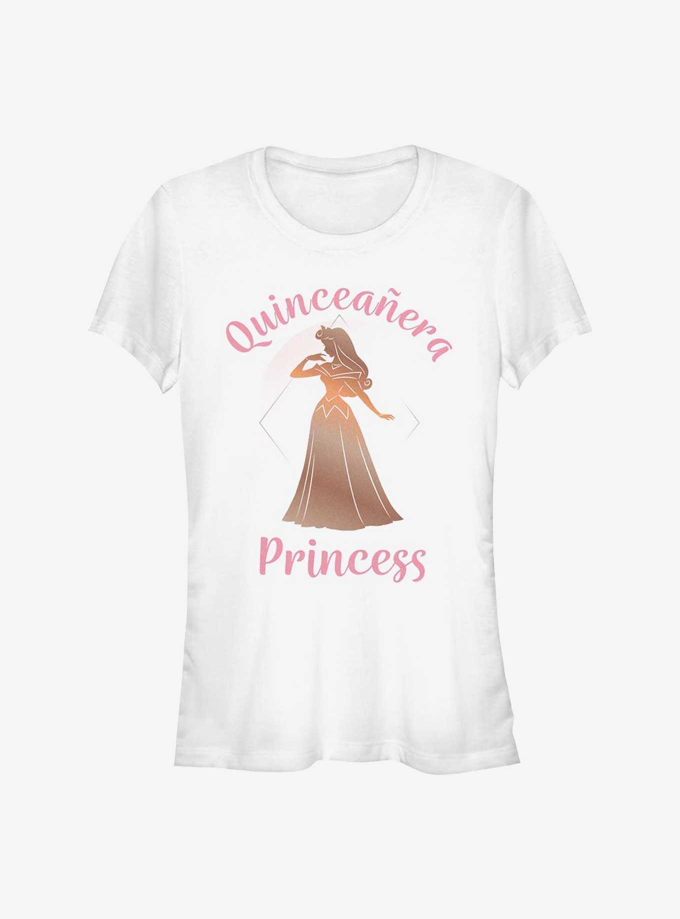 Disney Sleeping Beauty Birthday Quinceanera Princess Aurora Girls T-Shirt, , hi-res