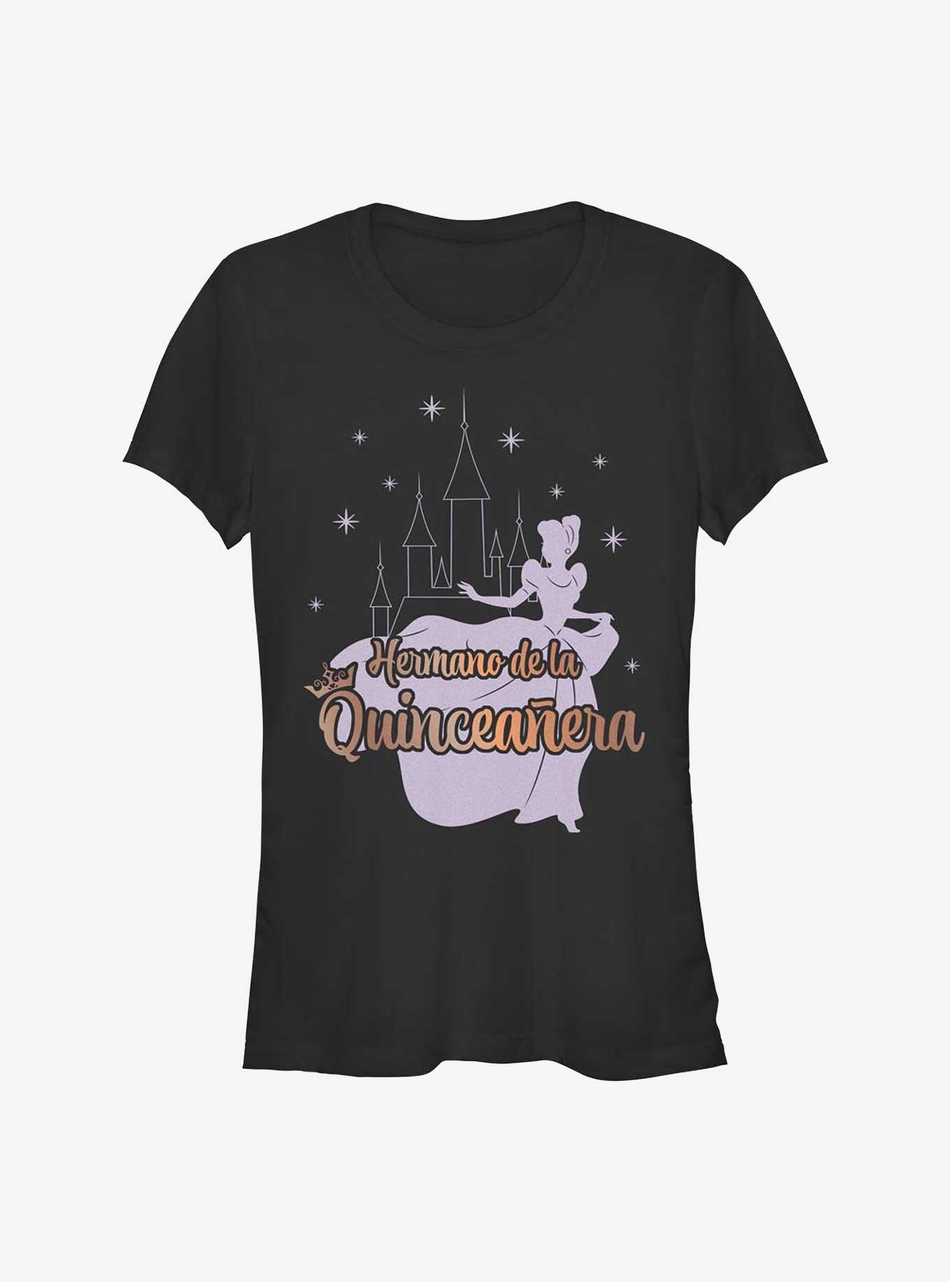 Disney Princess Cinderella Birthday Quinceanera Brother Girls T-Shirt