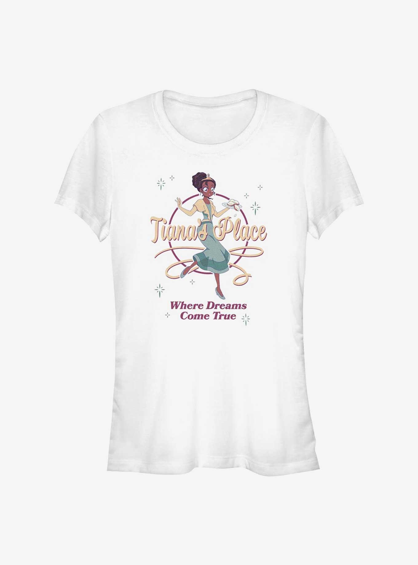 Disney the Princess and Frog Tiana's Place Where Dreams Come True Girls T-Shirt