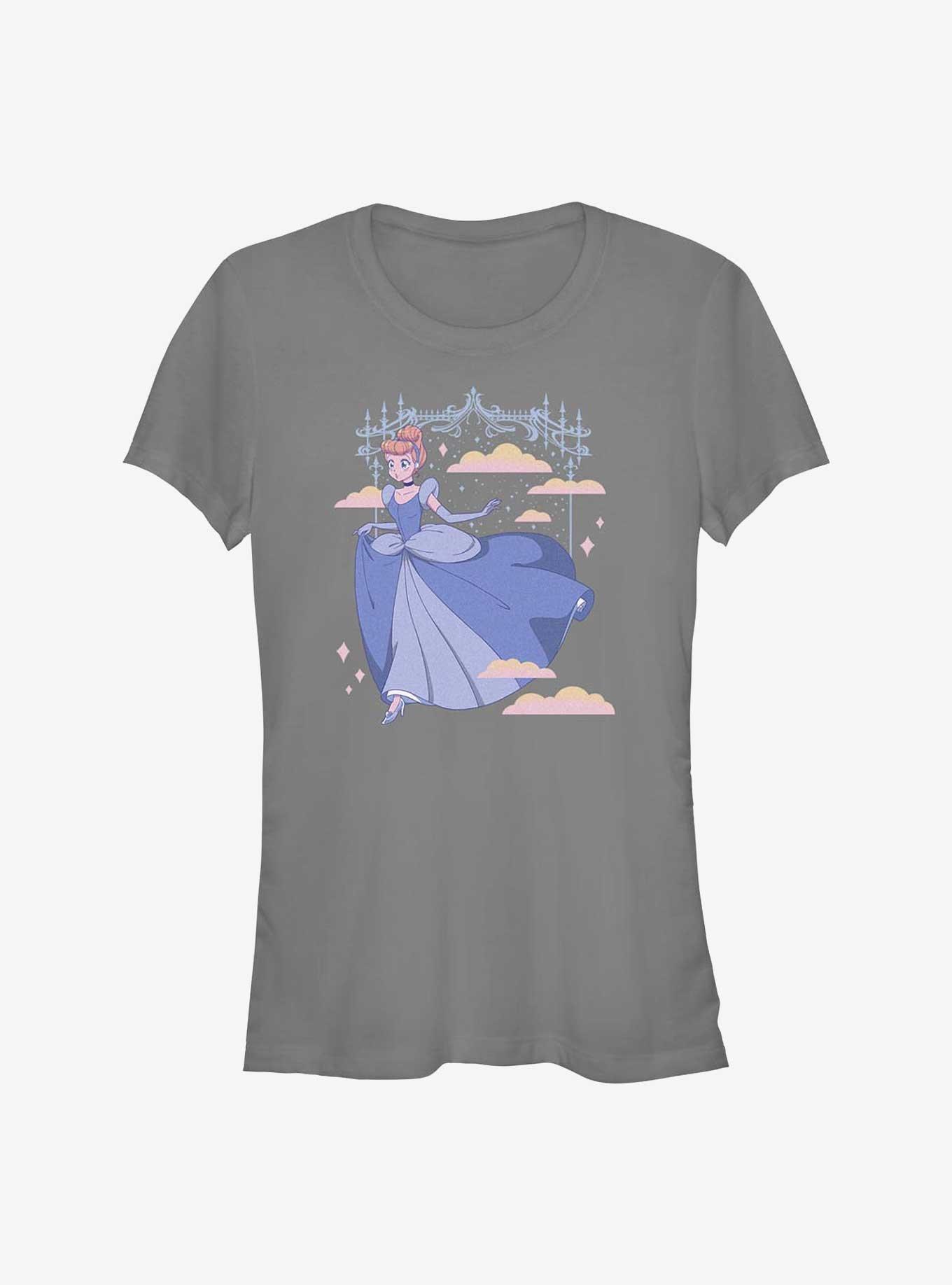 Disney Cinderella Anime Style Princess Slipper Girls T-Shirt, , hi-res