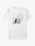 Disney Wish Watercolor Asha and Star T-Shirt, WHITE, hi-res