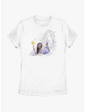 Disney Wish Watercolor Asha and Star Womens T-Shirt, , hi-res