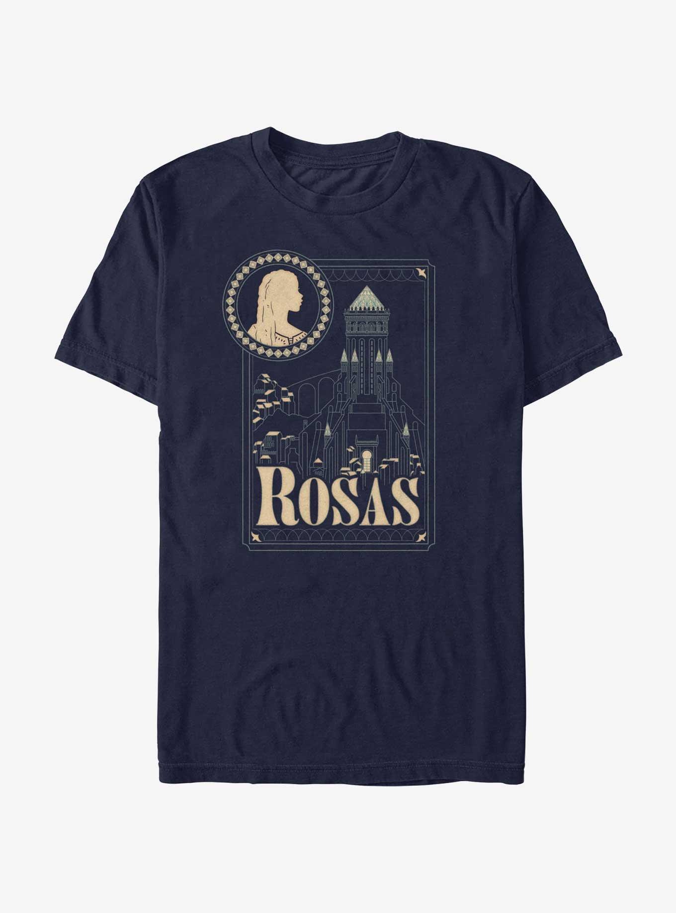 Disney Wish Rosas Card T-Shirt, NAVY, hi-res