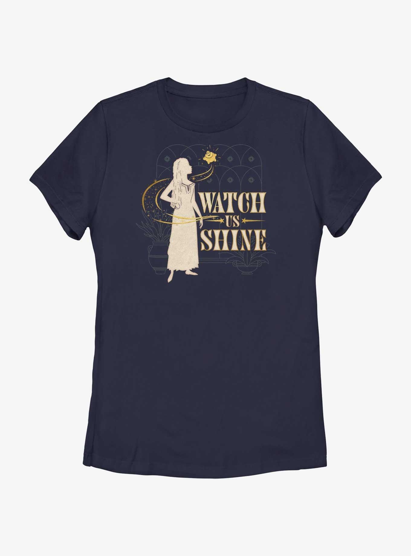 Disney Wish Asha Watch Us Shine Womens T-Shirt, NAVY, hi-res