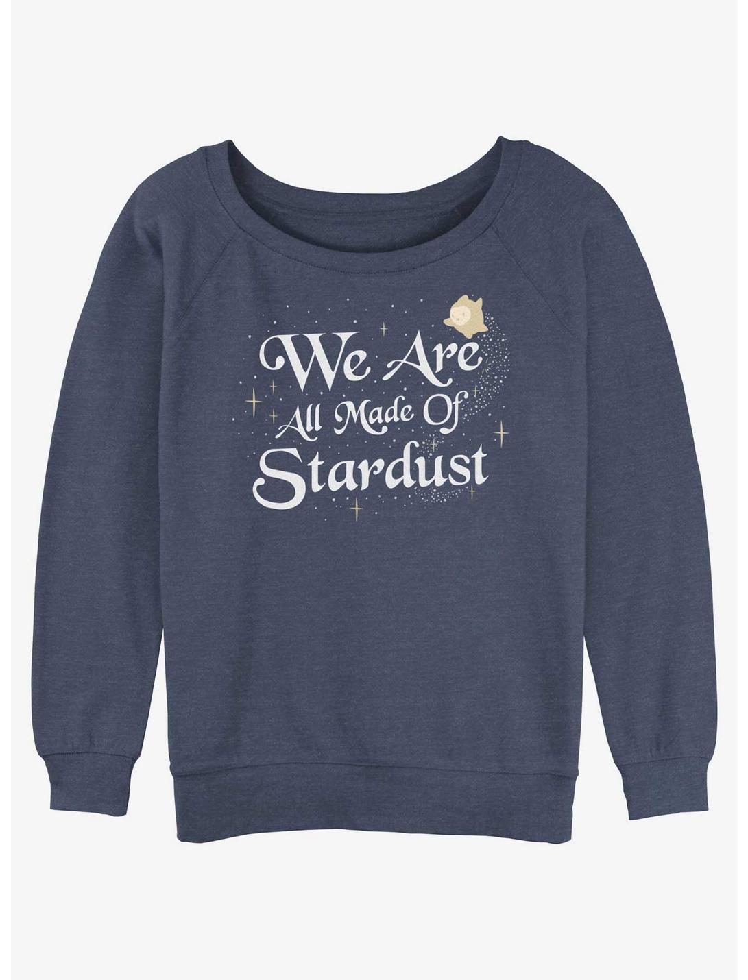 Disney Wish Made Of Stardust Womens Slouchy Sweatshirt, BLUEHTR, hi-res