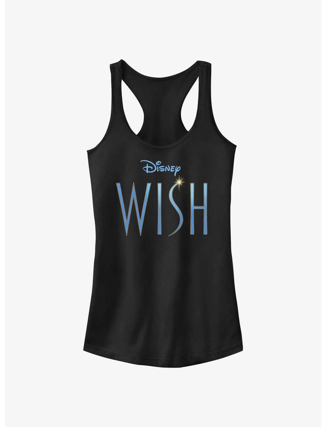 Disney Wish Movie Logo Girls Tank, BLACK, hi-res
