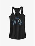 Disney Wish Movie Logo Girls Tank, BLACK, hi-res