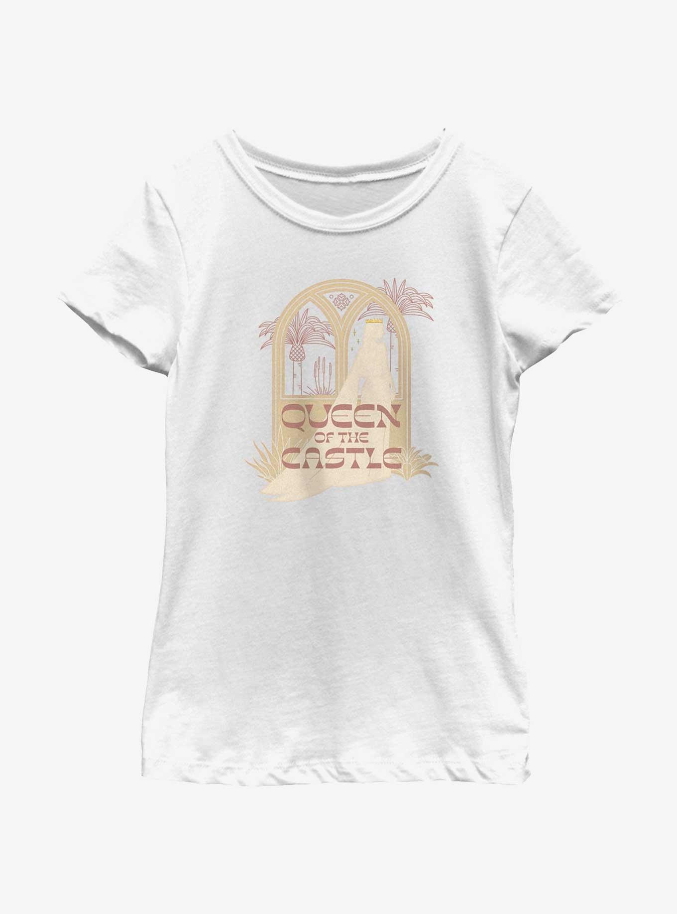 Disney Wish Amaya Queen Of The Castle Youth Girls T-Shirt, WHITE, hi-res