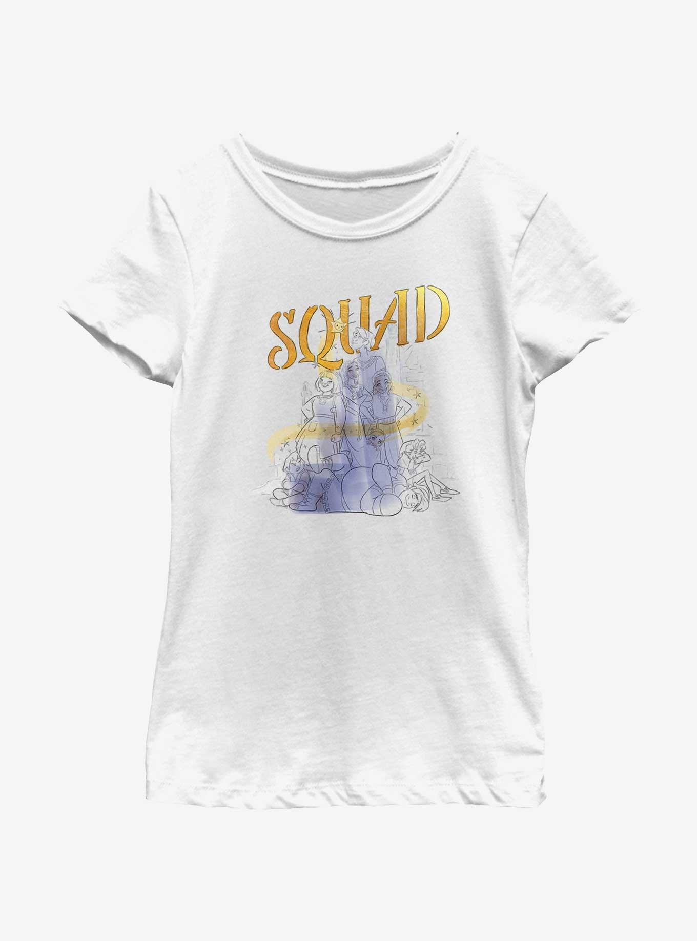 Disney Wish Star Squad Youth Girls T-Shirt, WHITE, hi-res