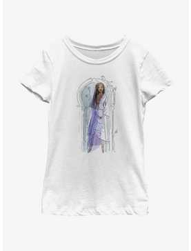 Disney Wish Watercolor Asha Youth Girls T-Shirt, , hi-res