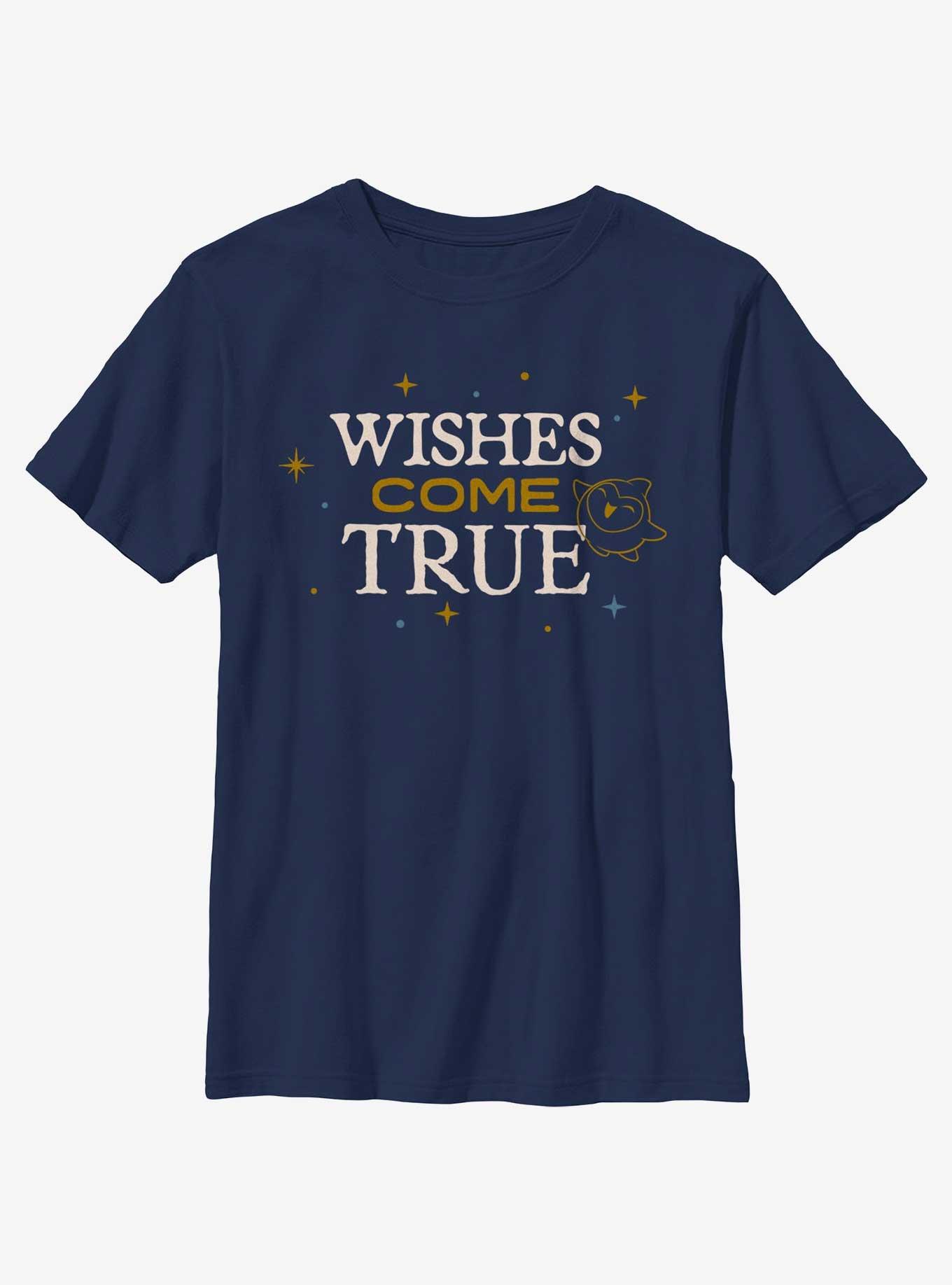 Disney Wish Wishes Come True Youth T-Shirt, NAVY, hi-res