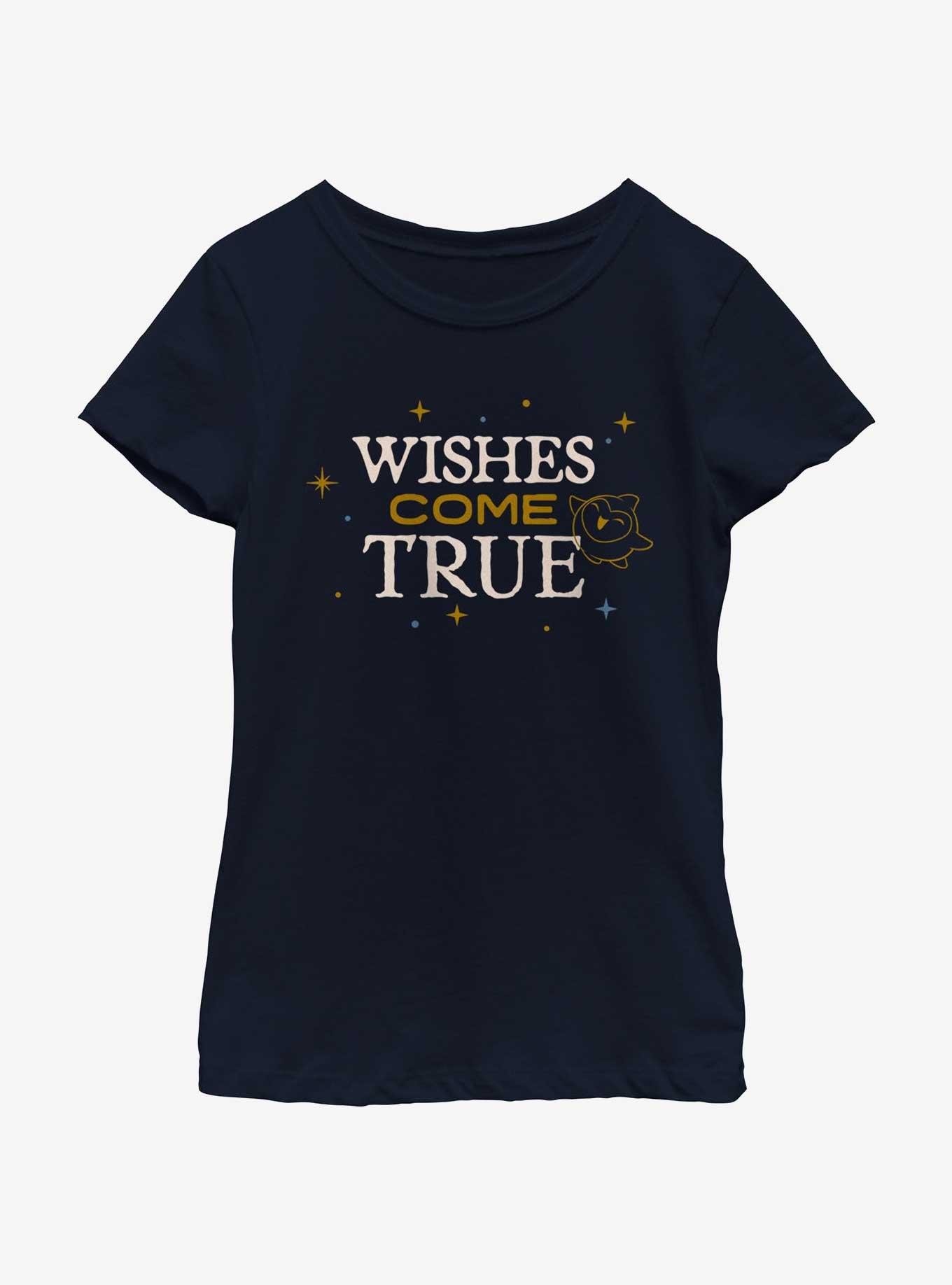 Disney Wish Wishes Come True Youth Girls T-Shirt, NAVY, hi-res