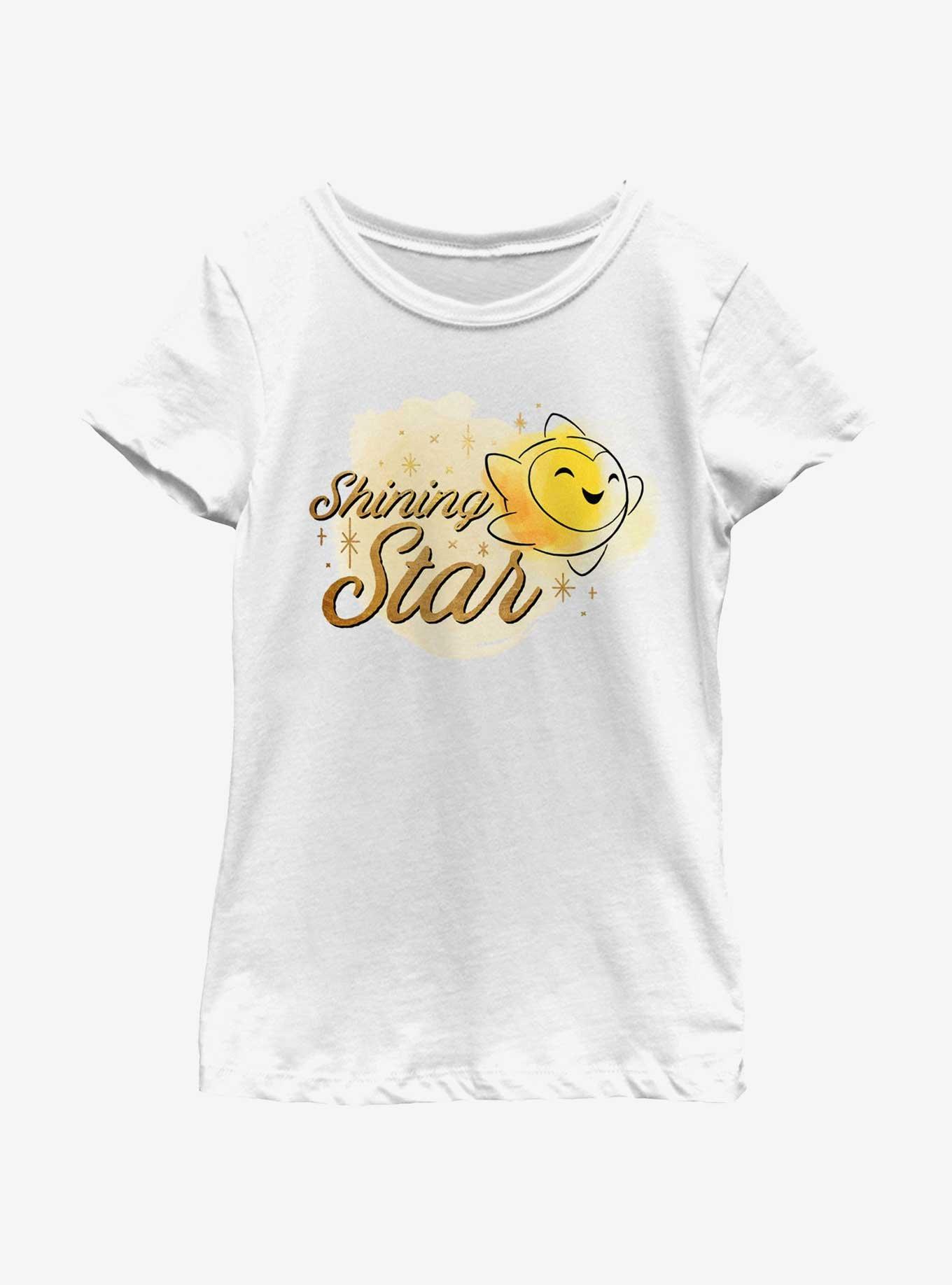 Disney Wish Shining Star Youth Girls T-Shirt, WHITE, hi-res