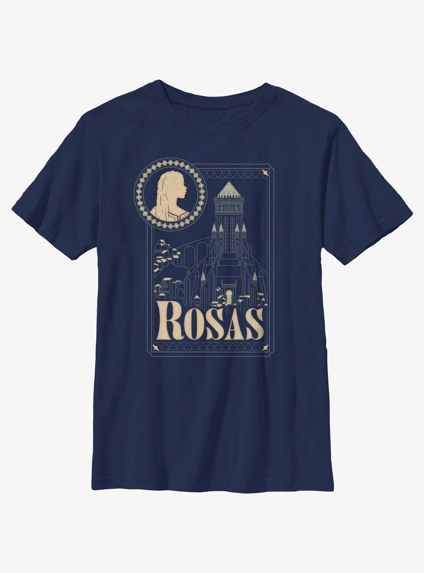 Disney Wish Rosas Card Youth T-Shirt, , hi-res