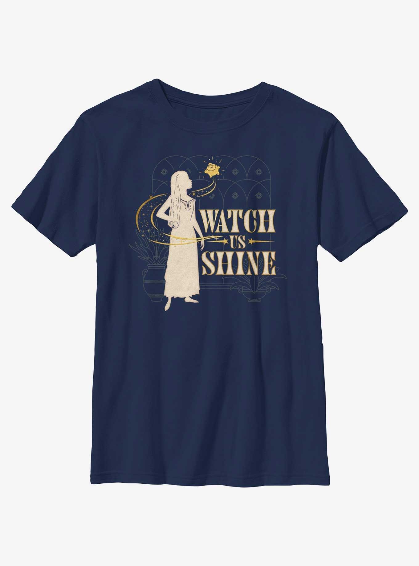 Disney Wish Asha Watch Us Shine Youth T-Shirt, , hi-res