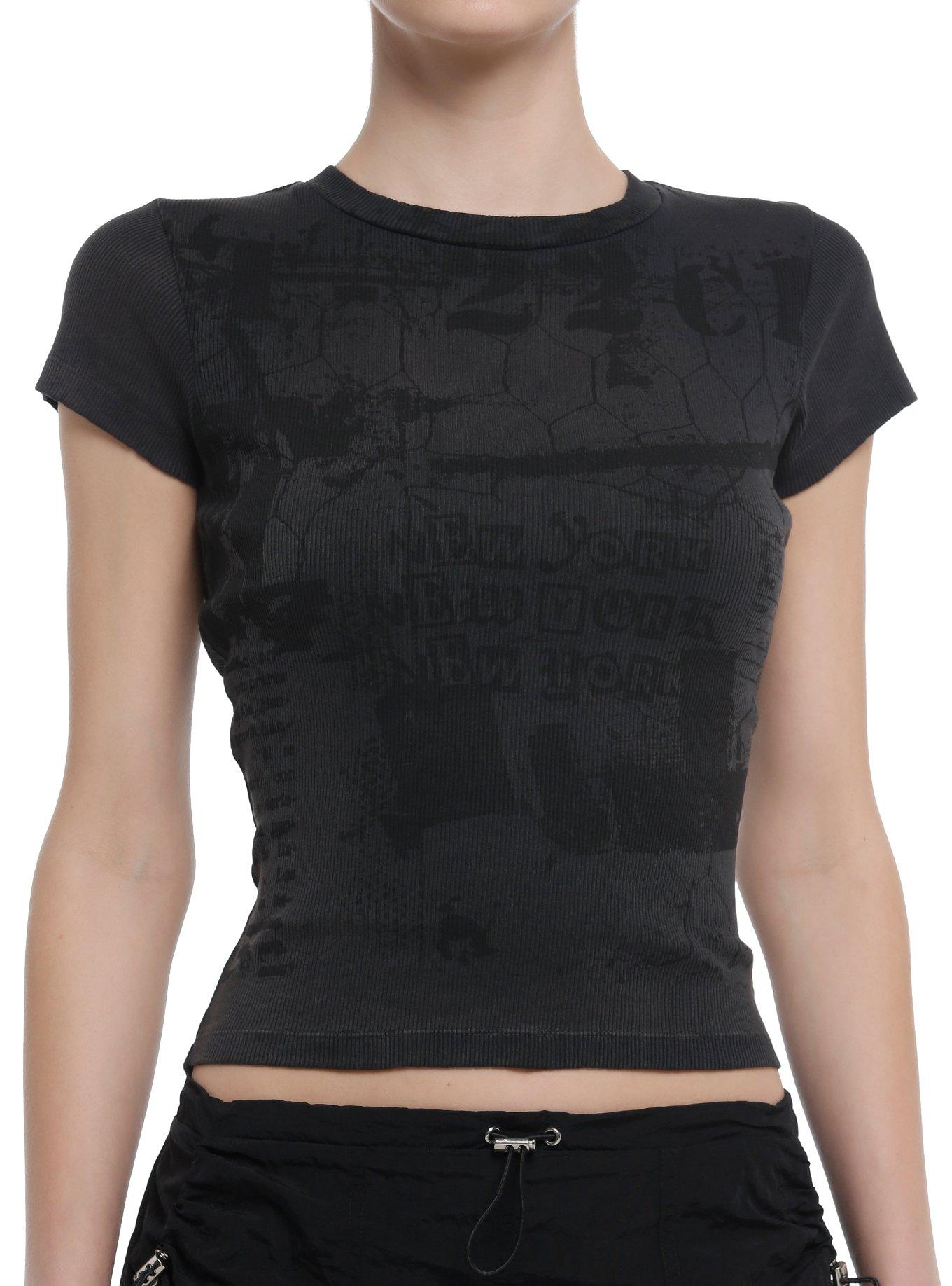 Fence New York Girls Ribbed Baby T-Shirt, MULTI, hi-res