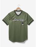 One Piece Zoro Straw Hat Crew Striped Jersey — BoxLunch Exclusive, GREEK OLIVE, hi-res