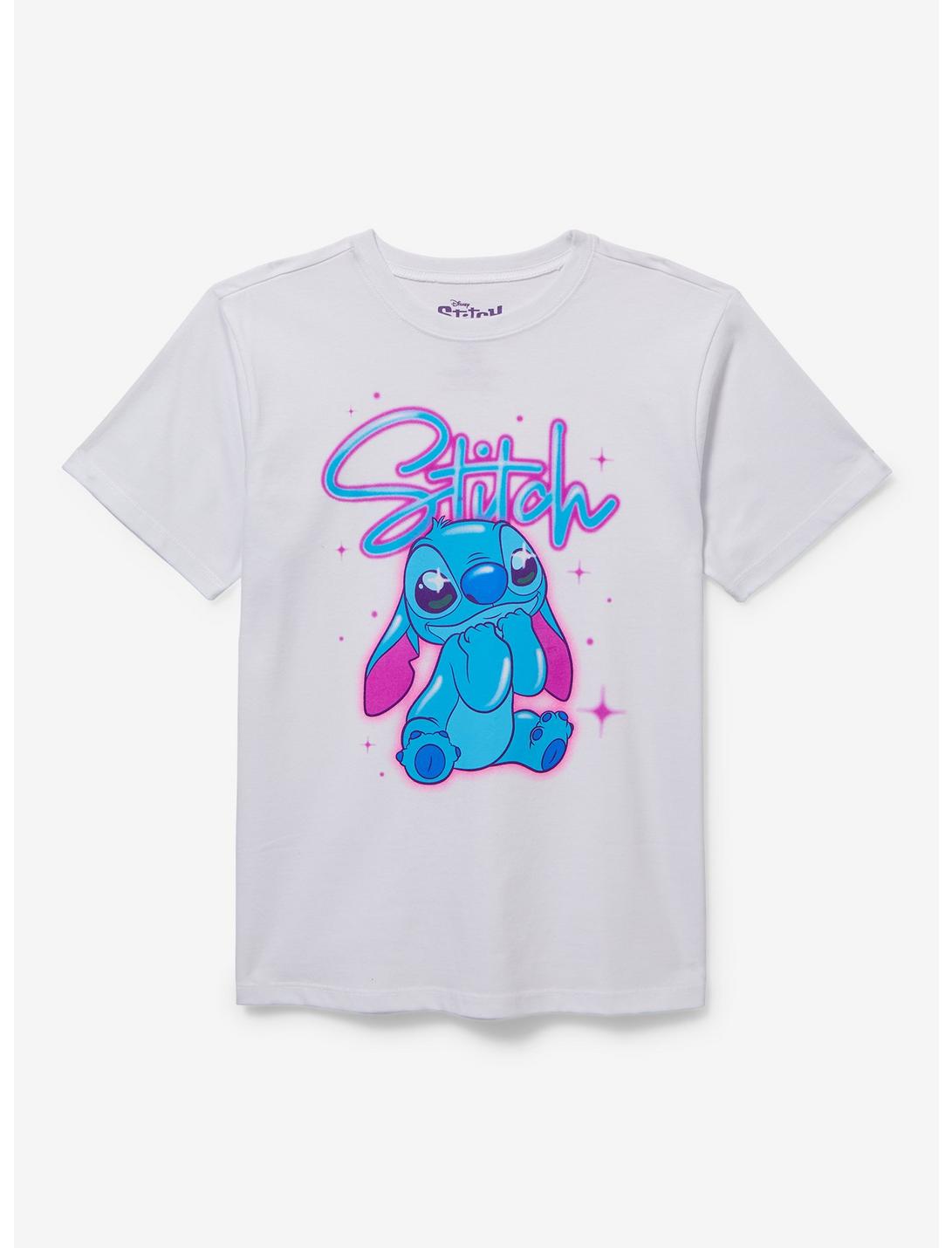 Disney Lilo & Stitch Airbrush Portrait Youth T-Shirt — BoxLunch Exclusive, MULTI, hi-res