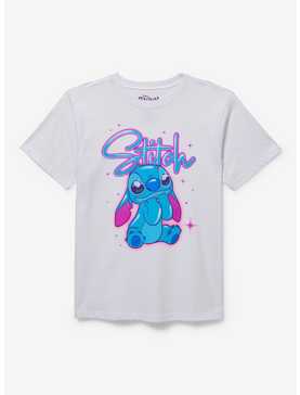 Disney Lilo & Stitch Airbrush Portrait Youth T-Shirt — BoxLunch Exclusive, , hi-res