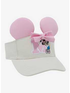 Disney Minnie Mouse Ears Youth Visor - BoxLunch Exclusive, , hi-res