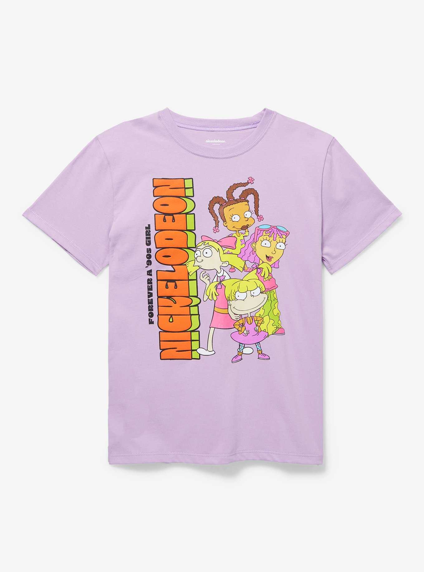 Nickelodeon Cartoon Girls Group Portrait Youth T-Shirt, , hi-res