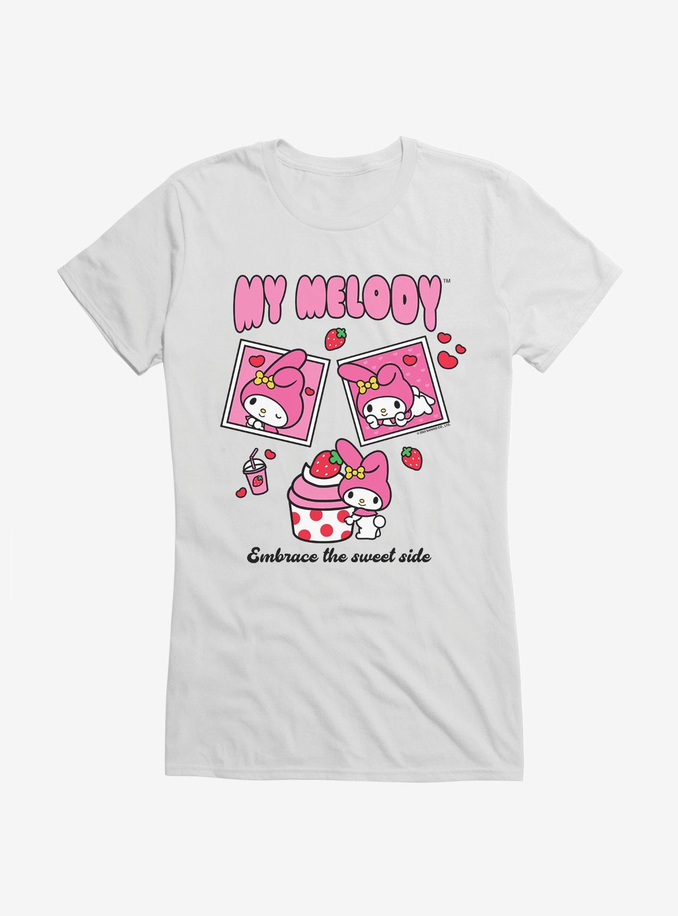 Hello Kitty & Friends My Melody Strawberry Stamps Girls T-Shirt | Hot Topic