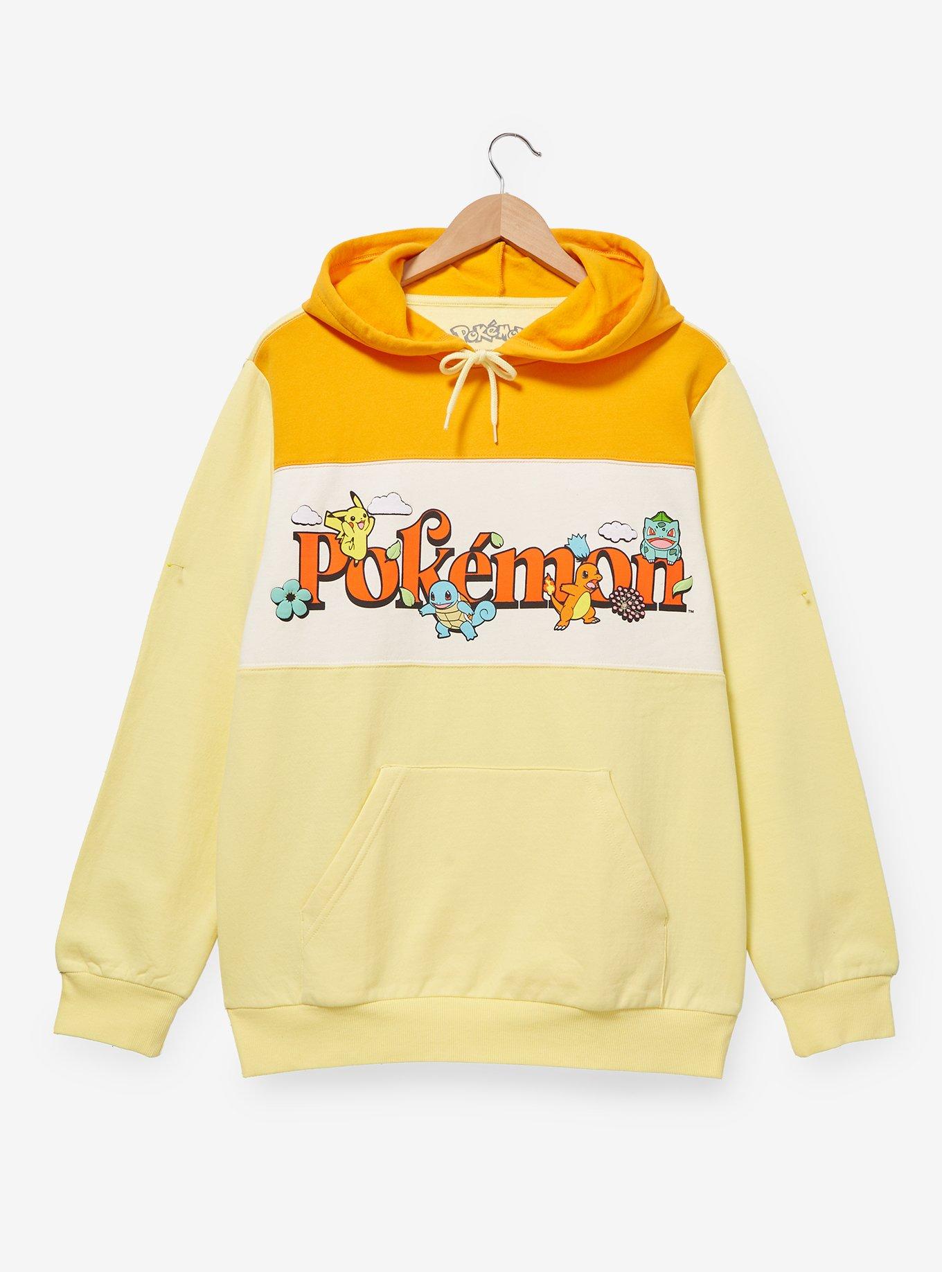 Pok&eacute;mon Group Portrait Color Blocked Hoodie - BoxLunch Exclusive, , hi-res