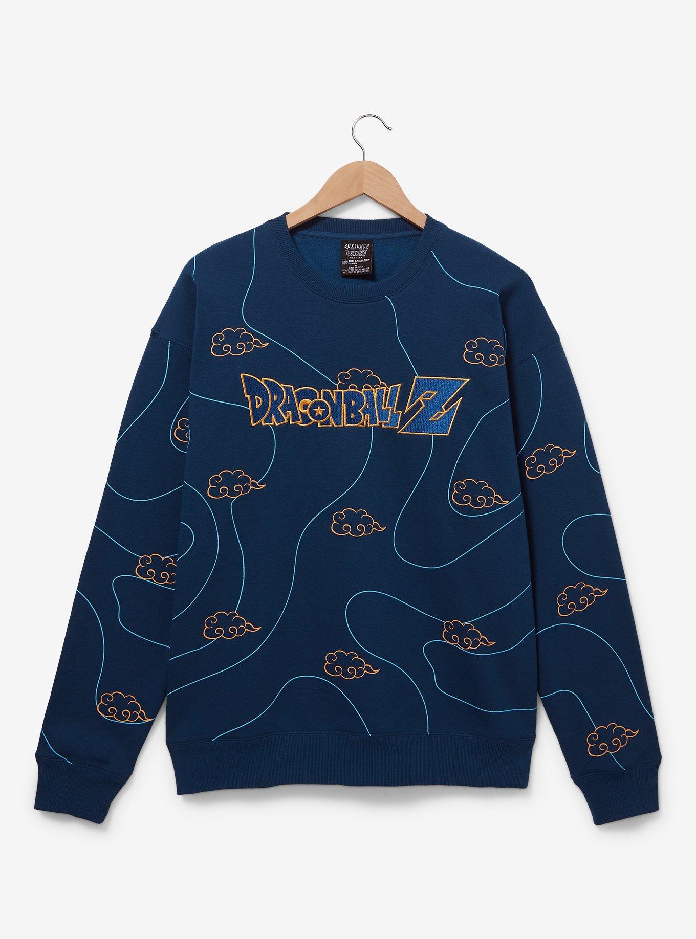 Dragon Ball Z Clouds Allover Print Crewneck - BoxLunch Exclusive