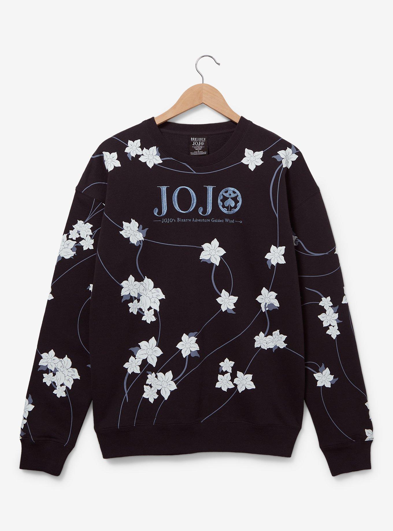 JoJo's Bizarre Adventure Floral Allover Print Crewneck - BoxLunch Exclusive, , hi-res