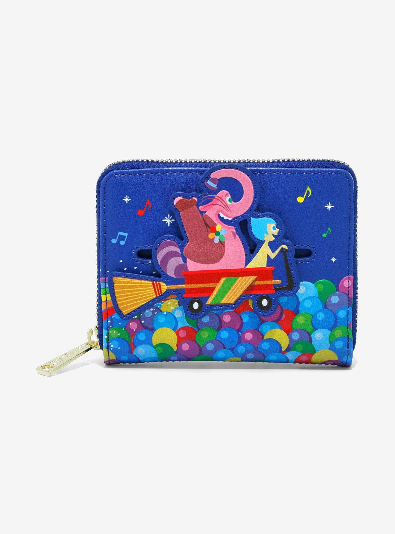 Loungefly Disney Pixar Inside Out Bing Bong and Joy Rocket Zip Wallet — BoxLunch Exclusive, , hi-res