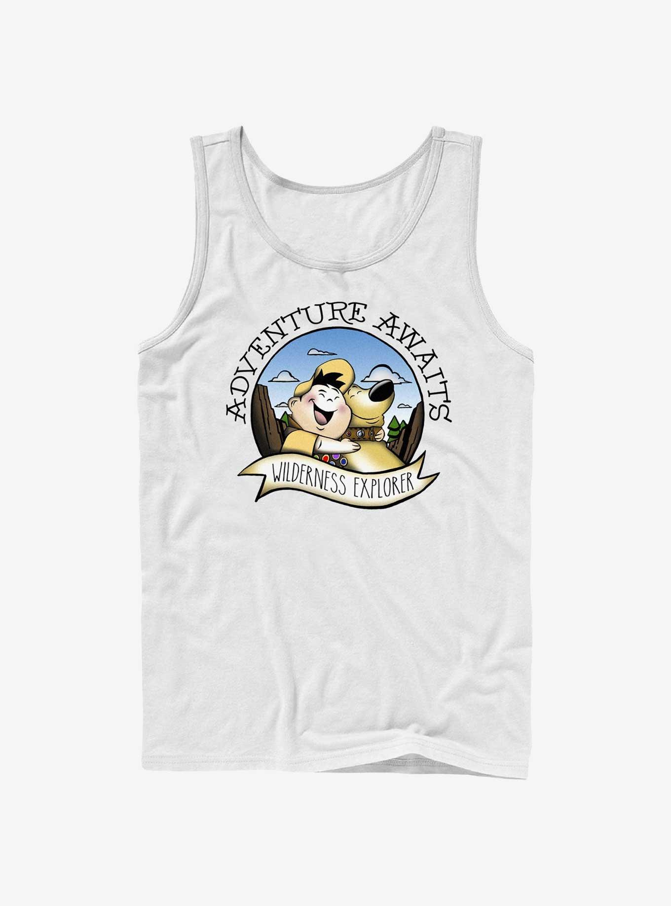 Disney Pixar Up Russell and Dug Wilderness Explorer Tank, WHITE, hi-res