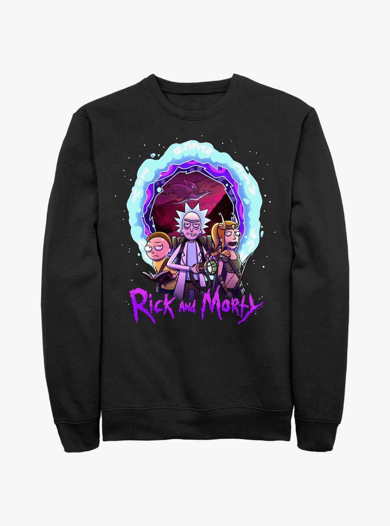 Rick and Morty Magic Portal Sweatshirt, , hi-res