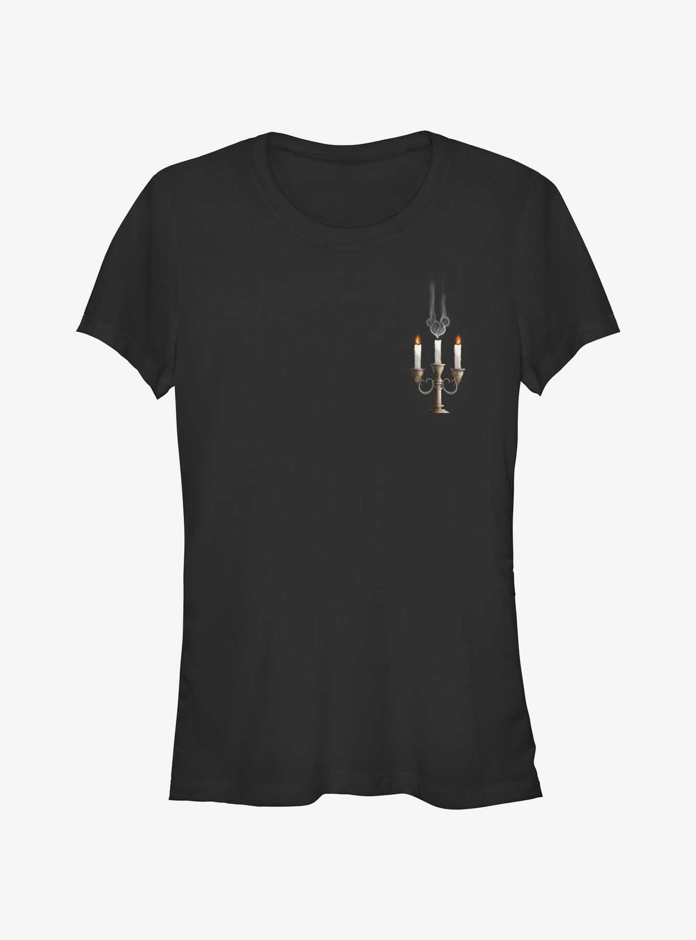 Disney Minnie Mouse Pocket Candelabra Girls T-Shirt, BLACK, hi-res