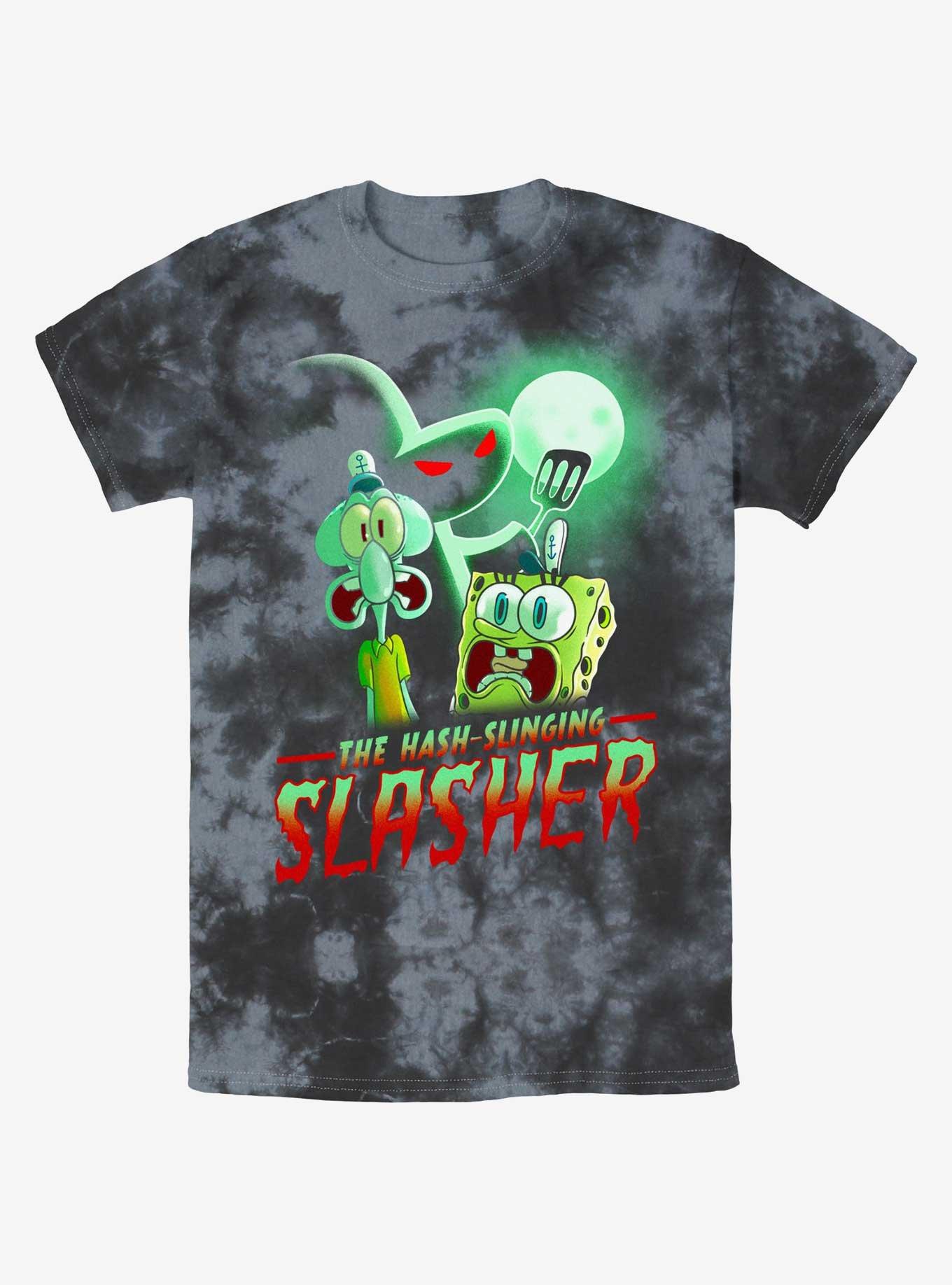 SpongeBob SquarePants Hash Slinging Slasher Tie-Dye T-Shirt, , hi-res