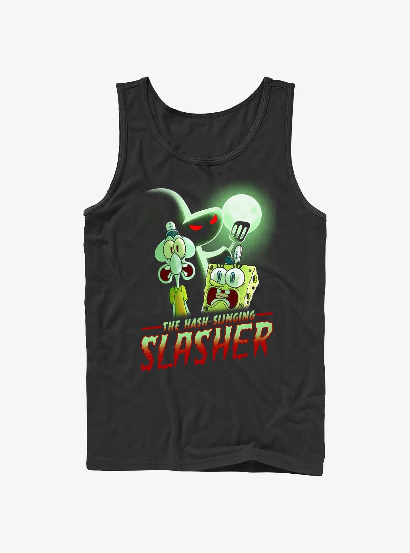 Spongebob Squarepants Hash Slinging Slasher Tank, BLACK, hi-res