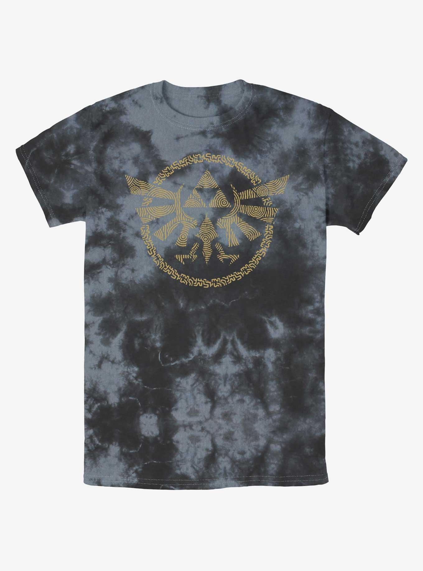 Zelda Hyrule Crest Tie-Dye T-Shirt, , hi-res