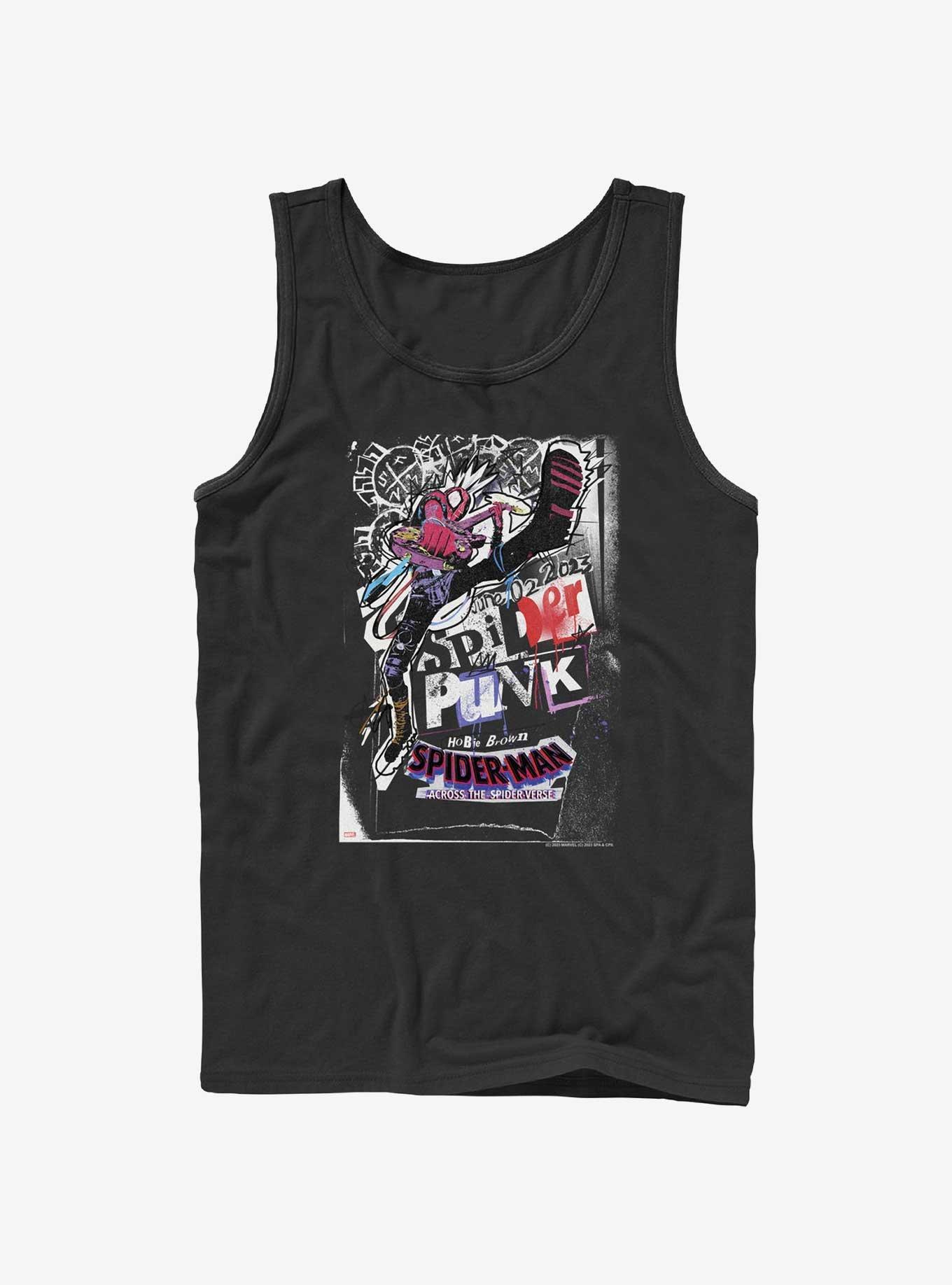 Marvel Spider-Man Across The Spider-Verse Spider-Punk Poster Tank, , hi-res
