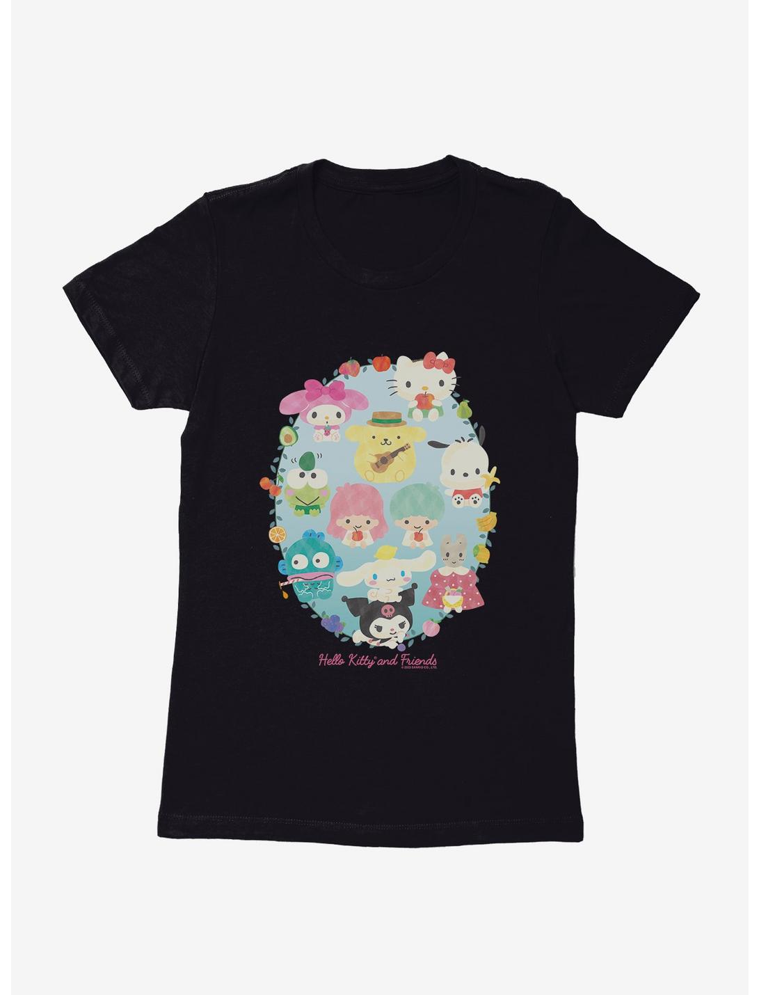 Hello Kitty And Friends Fruit Portrait Womens T-Shirt, , hi-res