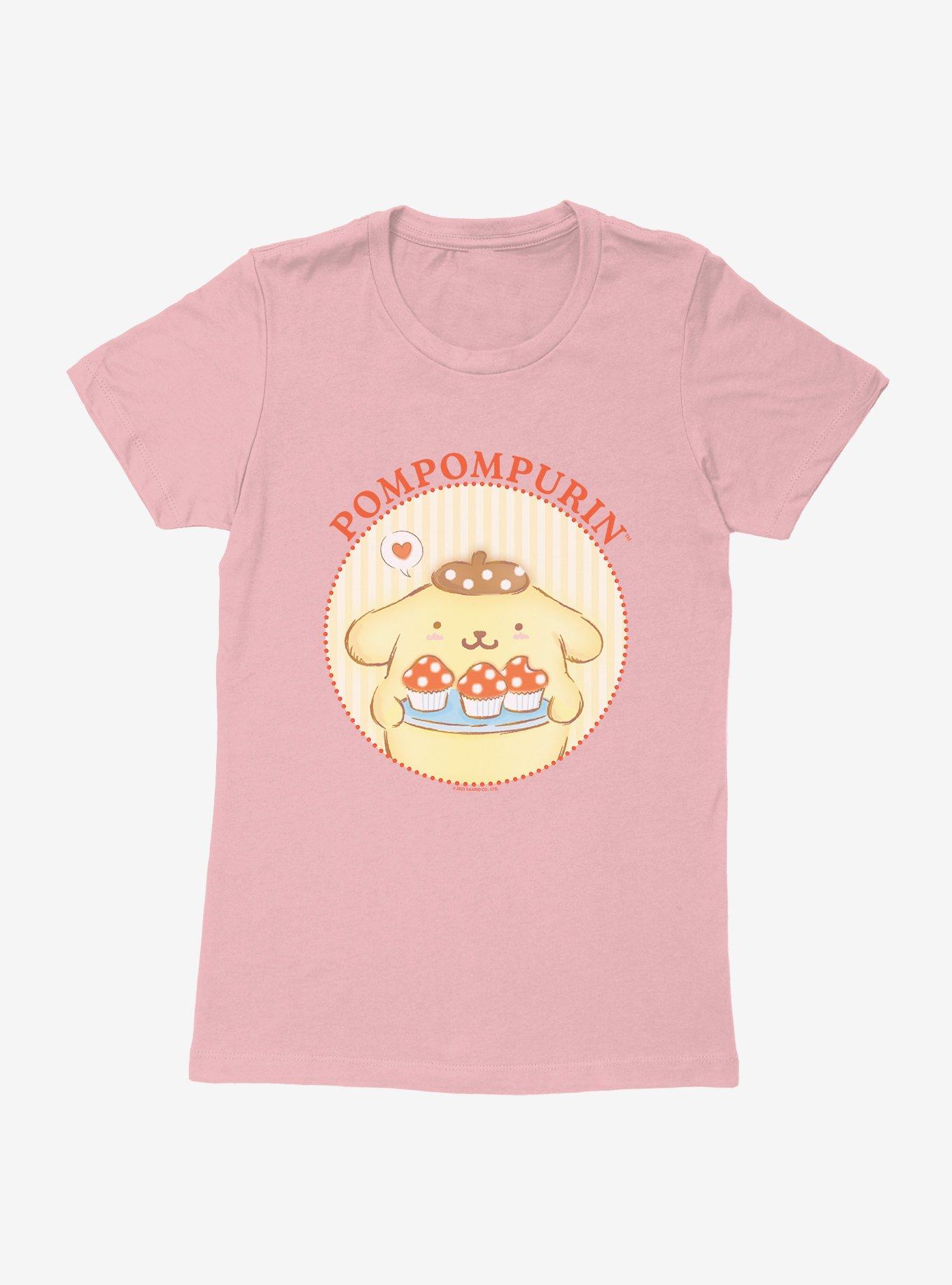 Hello Kitty And Friends Pompompurin Mushroom Cupcakes Womens T-Shirt, , hi-res